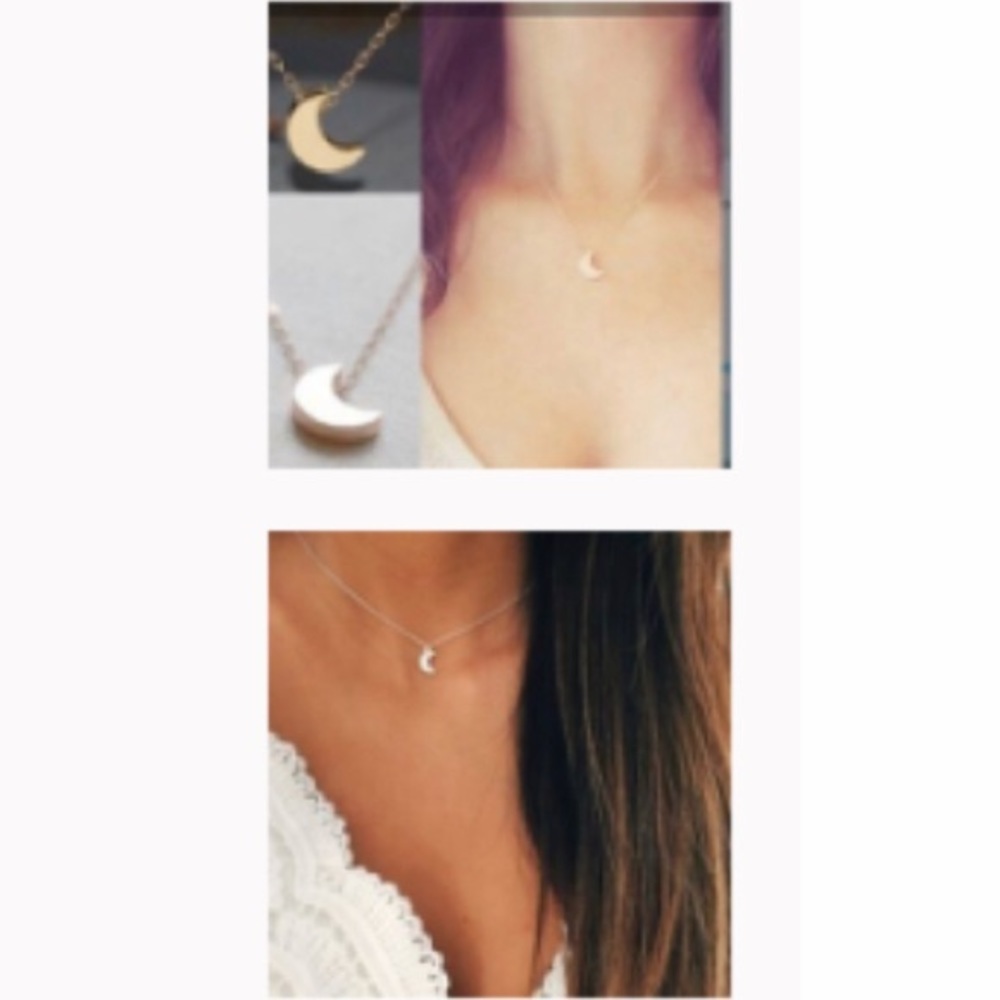 Moon Pendant Necklace